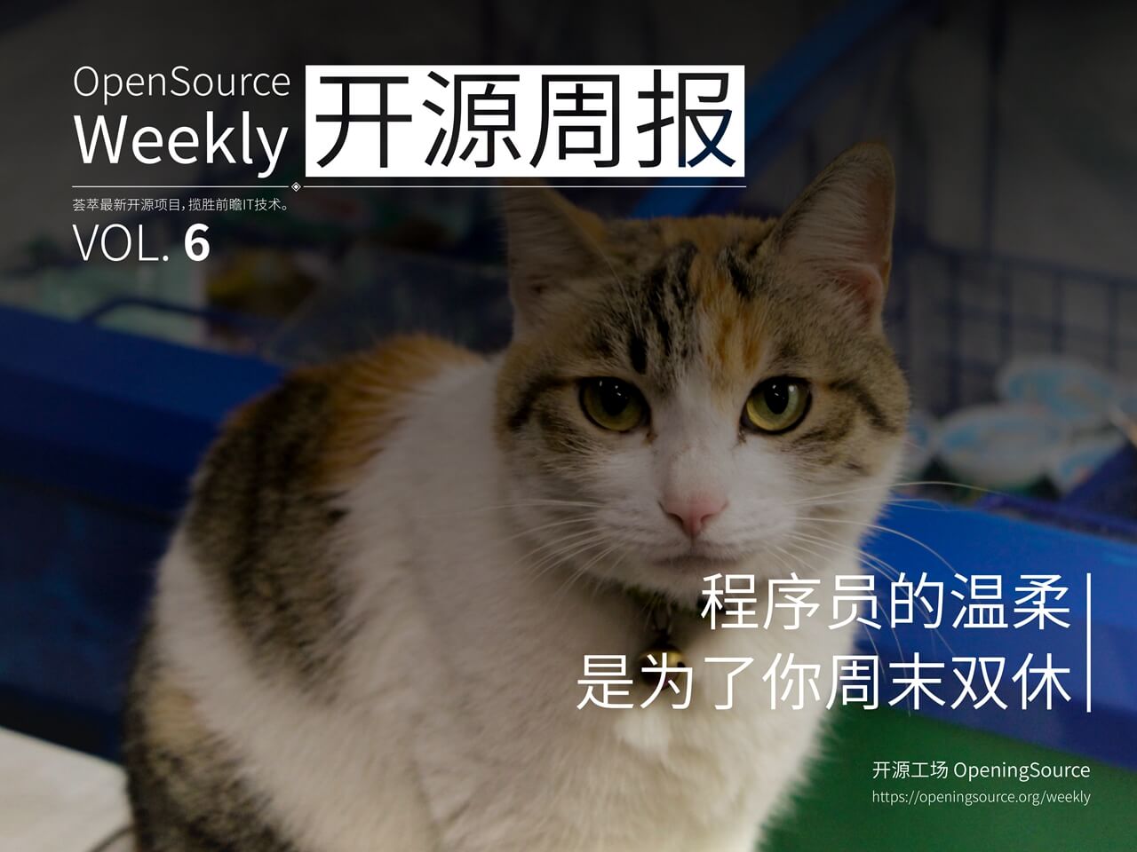 开源周报2018年第6期：程序员的温柔，是为了你周末双休