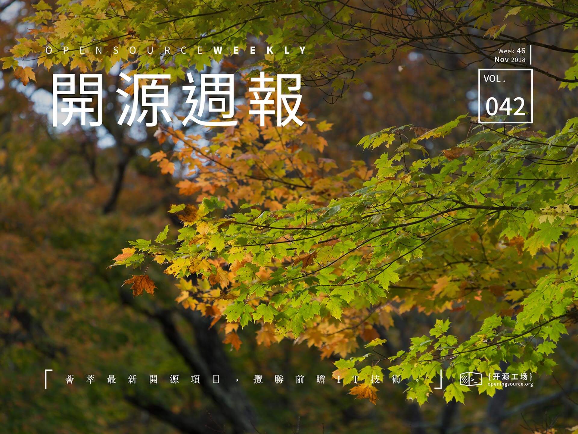 开源周报第42期：停车坐爱枫林晚，不穿秋裤冻很惨